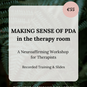 Understanding PDA in the Therapy Room (Recorded Training)